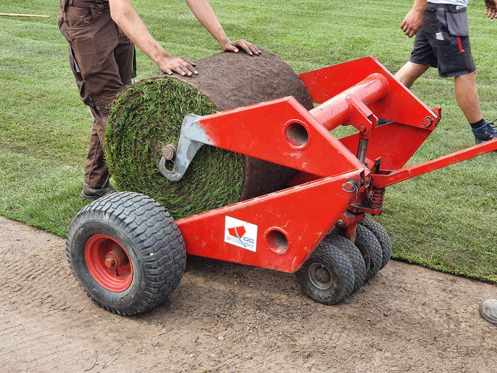 Grasmatten aanleggen in Hamme